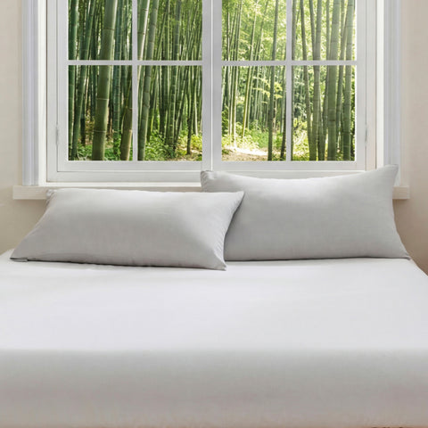 F7 Sonive Kissenbezüge 80x80 2er Set Weiche Kissenhülle aus Bambusfaser Dekorative Zierkissenbezüge Quadratische Dekokissenbezüge für Wohnzimmer Schlafzimmer Sofa