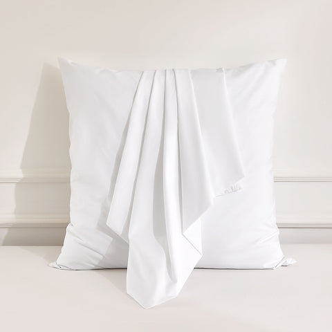 SONIVE Kopfkissenzbeüge 65x65cmx2 aus 100% Baumwolle, Oeko-TEX Zertifiziert Superweicher Premium Gemütlich Kissenhülle, Weiß