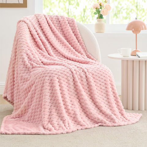 UK VC-I6 Flannel Jacquard Blanket