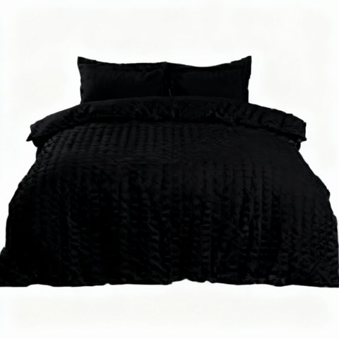 UK VC-C5 Seersucker Duvet Cover Set