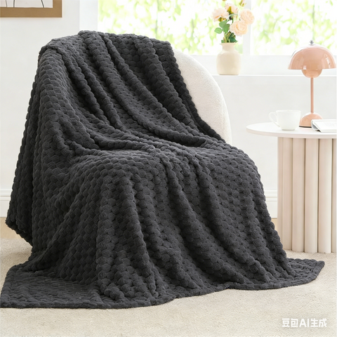 UK VC-I6 Flannel Jacquard Blanket